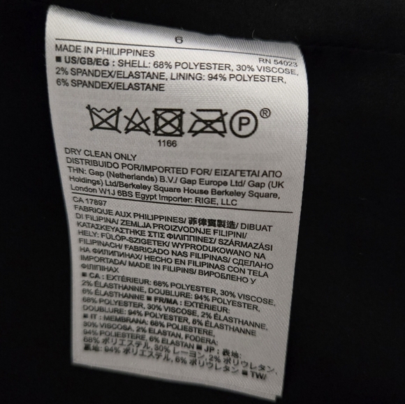 Banana Republic Black Moto Jacket Size 6 - Picture 12 of 12